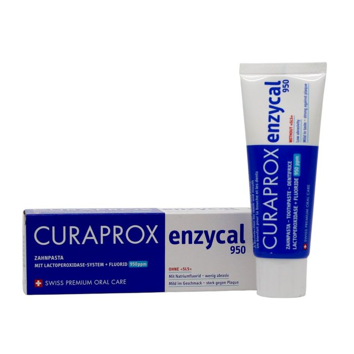 Зубна паста ферментна Curaprox Enzycal 950 ppm 75 мл